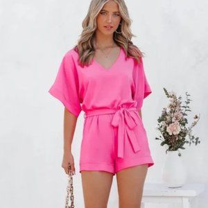 Vici Pink Romper